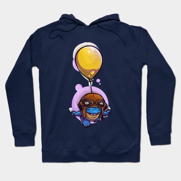 Aviator Quaggan Hoodie by chezzepticon